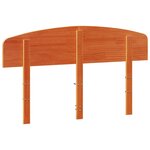 vidaXL Tête de lit cire marron 160 cm bois massif de pin