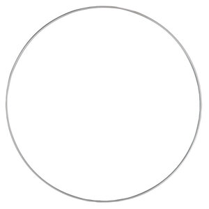 Anneau en métal revêtu 30cm argent