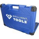 Brilliant tools jeu de douilles de 1/4" 3/8" 1/2" 216 pièces acier