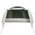 vidaXL Tente de camping avec porche 4 personnes vert imperméable