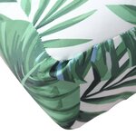 vidaXL Canapés centraux palette de jardin et coussins 2Pièces bois acacia