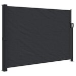 vidaXL Auvent latéral rétractable noir 140x300 cm