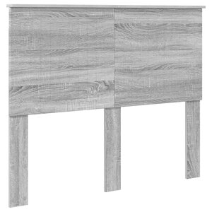 vidaXL Tête de lit Gris Sonoma 120 cm Bois d'ingénierie