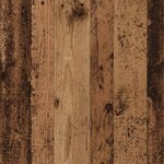 vidaXL Cadre de lit sans matelas vieux bois 140x200 cm bois ingénierie