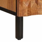 vidaXL Meuble TV avec tiroir Finition Acacia Brun 70 x 33 x 46 cm