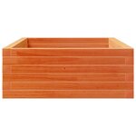 vidaXL Jardinière cire marron 110x60x23 cm bois de pin massif