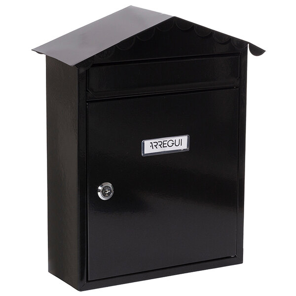 Boîte aux Lettres en Acier  Visit E5744  Anti-pluie  Noir