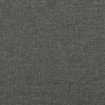 vidaXL Sommier à lattes de lit avec matelas gris foncé 120x190cm tissu