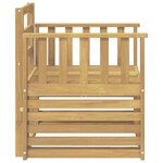 vidaXL 2 Pièce Ensemble de canapés d'extérieur Bois d'Acacia Massif