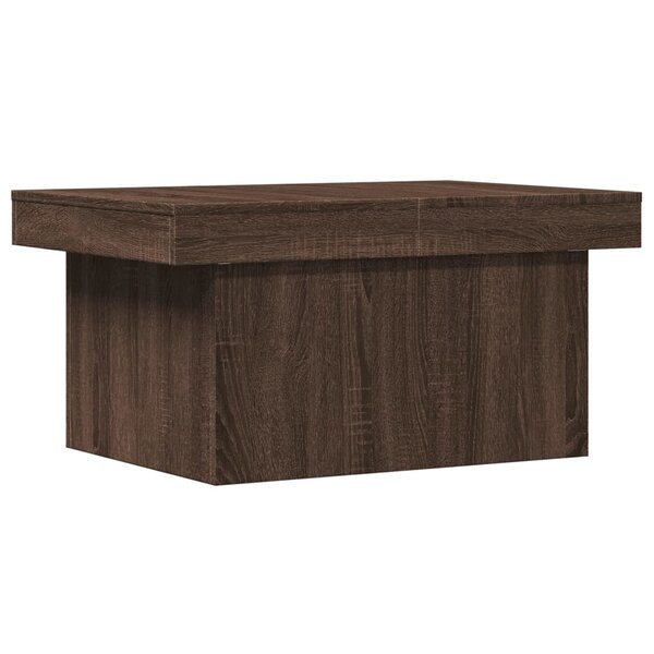 vidaXL Table basse chêne marron 100x55x40 cm bois d'ingénierie