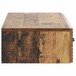 vidaXL Table d'appoint murale Bois ancien 87 5 x 34 5 x 17 cm