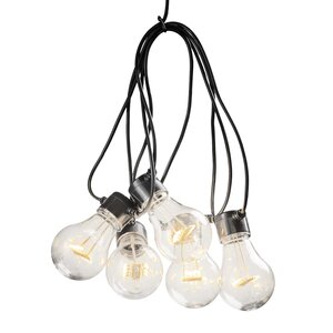 KONSTSMIDE Guirlande lumineuse avec 5 ampoules transparentes