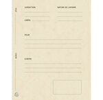 Pack de 25 dossiers de plaidoirie Avocats 'Pour / Contre' 25x32 cm Ivoire EXACOMPTA