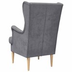 vidaXL Fauteuil Gris clair ARES