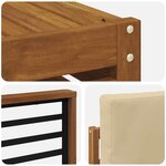 vidaXL Ensemble de canapés d'extérieur 8 Pièces Naturel et Beige