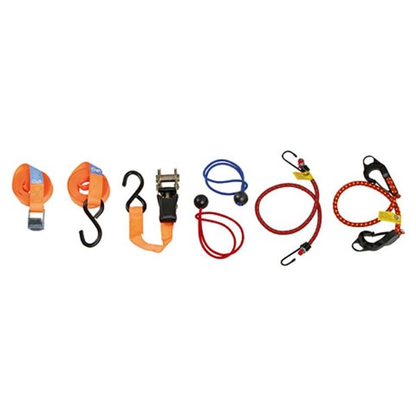 Kerbl ensemble de sangle d'arrimage 16 pièces 37996