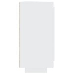 vidaXL Buffet blanc 92x35x75 cm bois d’ingénierie