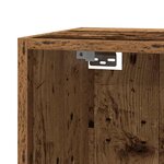vidaXL Meuble TV vieux bois 30 5x30x110 cm bois d'ingénierie