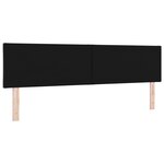 Tête de lit LED vidaXL Design en blocs de diamant Noir 180 cm Velours