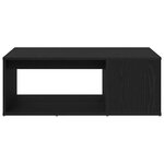 vidaXL Table basse Chêne noir 90 x 67 x 33 cm Bois d'ingénierie