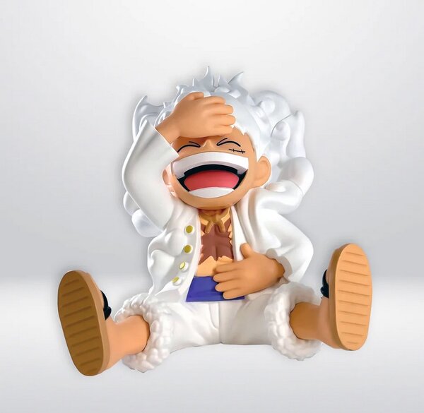 Tirelire Luffy Gear five en plastique