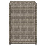 vidaXL Table de couverture de bouteille de propane gris 40x40x60 cm