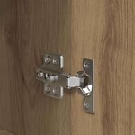 vidaXL Buffet Chêne artisanal 34 5 x 34 x 90 cm Bois d'ingénierie