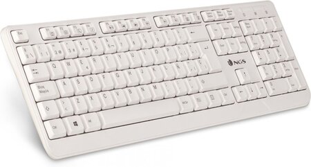 Clavier filaire NGS Spike QWERTY Espagnol (Blanc)