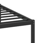 vidaXL Cadre de lit sans matelas chêne fumé 183x203 cm bois ingénierie