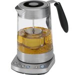 Proficook théière en verre 1 7 l 3000 w argentée pc-wks 1020 g