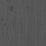 vidaXL Ensemble de bistrot de jardin 3 Pièces gris bois de pin massif