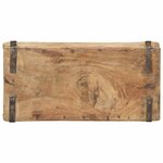 vidaXL Plateau avec stockage Marron 30 x 15 x 9 cm Bois Recyclé Solide