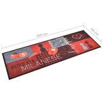 vidaXL Tapis de cuisine lavable Tomates 60x300 cm