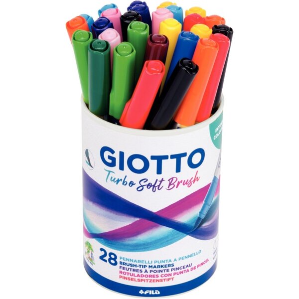 Pot de 28 feutres Soft Brush