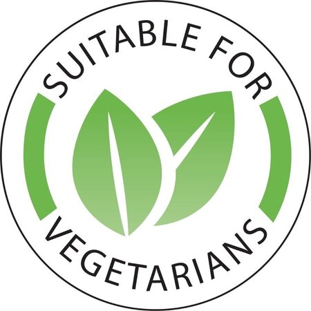 Etiquettes plats végétariens compatible distributeur gh471 - vogue - lot de 1000 -  - polypropylène