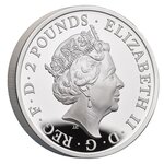 Pièce de monnaie 2 pounds royaume-uni 2021 1 once argent be – les bêtes de la reine