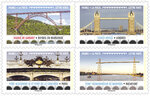 Carnet 12 timbres - Ponts et Viaducs - Lettre verte