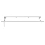 vidaXL Cadre de auvent Blanc 3.5 x 2 m