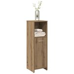 vidaXL Armoire de bain chêne artisanal 30x30x95 cm bois d'ingénierie