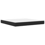 vidaXL Cadre de lit avec bandes LED Noir 180 x 200 cm Simili cuir