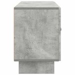 vidaXL Meuble TV Gris béton 99 x 34 5 x 50 cm Bois d'ingénierie