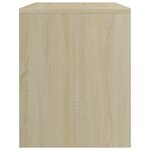 vidaXL Table de chevet Chêne sonoma 40x30x40 cm Bois d'ingénierie