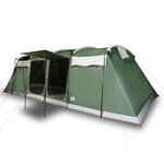 vidaXL Tente familiale tunnel 8 personnes vert imperméable