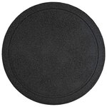 vidaXL Pierre de marchage 6 Pièces Noir Ø 44 x 2 cm Caoutchouc