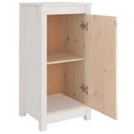 vidaXL Buffets 2 Pièces blanc 39x35x80 cm bois massif de pin