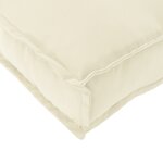 Coussin de palette vidaXL pour siège Crème 70x70x12 cm en tissu Oxford
