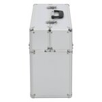 vidaXL Boîte à outils 47 x 36 x 20 cm Argenté Aluminium