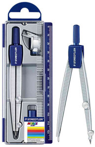 Coffret Compas 550 60avec adaptateur Longueur 124 2 mm Diam Max 30 cm STAEDTLER