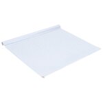 vidaXL Films pour fenêtre 2 Pièces dépoli motif à rayures PVC