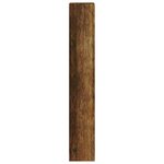 vidaXL Armoire à chaussures Chêne fumé 63x24x147 cm Bois d'ingénierie